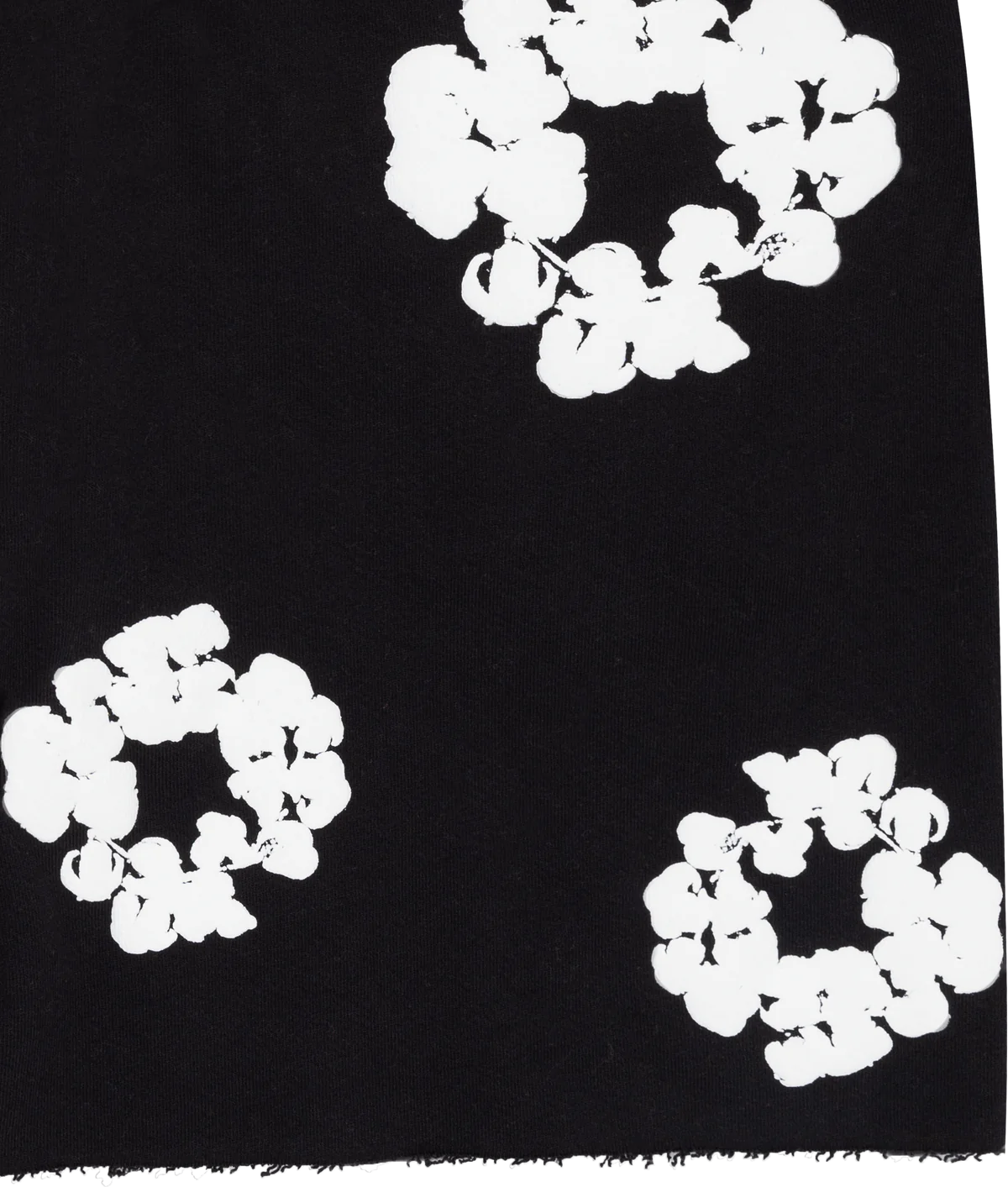 Denim Tears Cotton Wreath Shorts Black