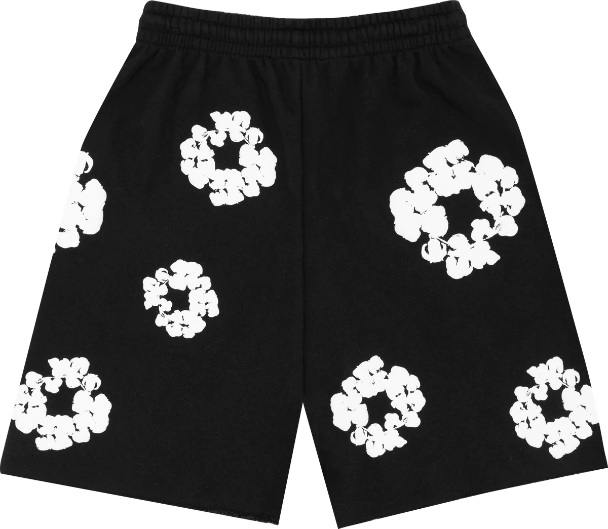 Denim Tears Cotton Wreath Shorts Black